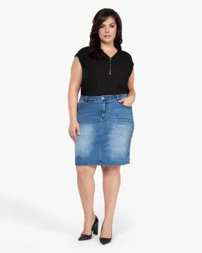 Adalyn Denim Skirt | Light Wash