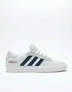 adidas Matchbreak Super Skate Shoes - Crystal White/Collegiate Navy/White