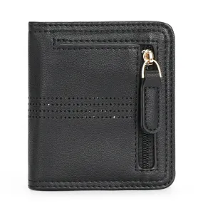 APHISON Slim RFID Small Womens Wallet - 125 Black