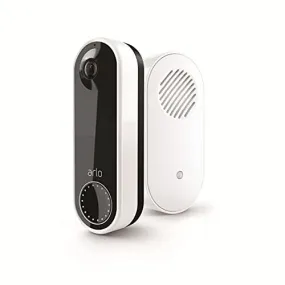 Arlo Essential Wireless Video Doorbell Outdoor Security Camera & Chime