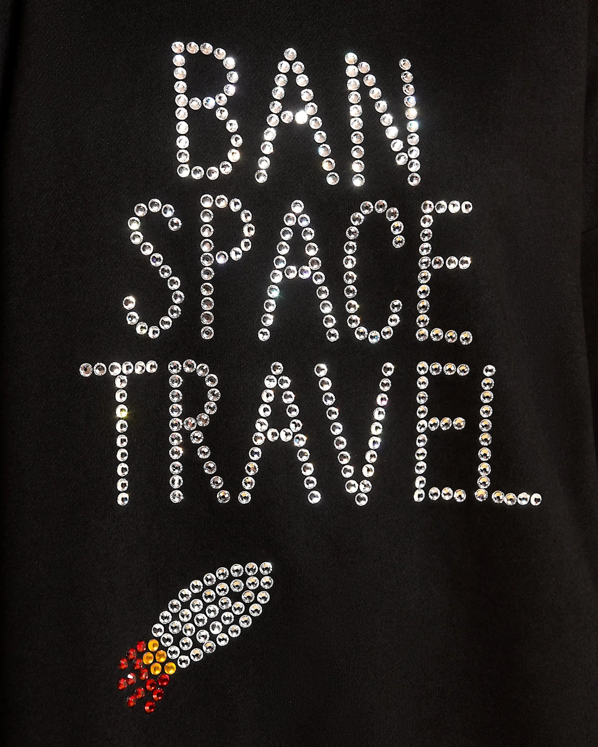 BB x Ashish Felpa con Cappuccio Ban Space Travel