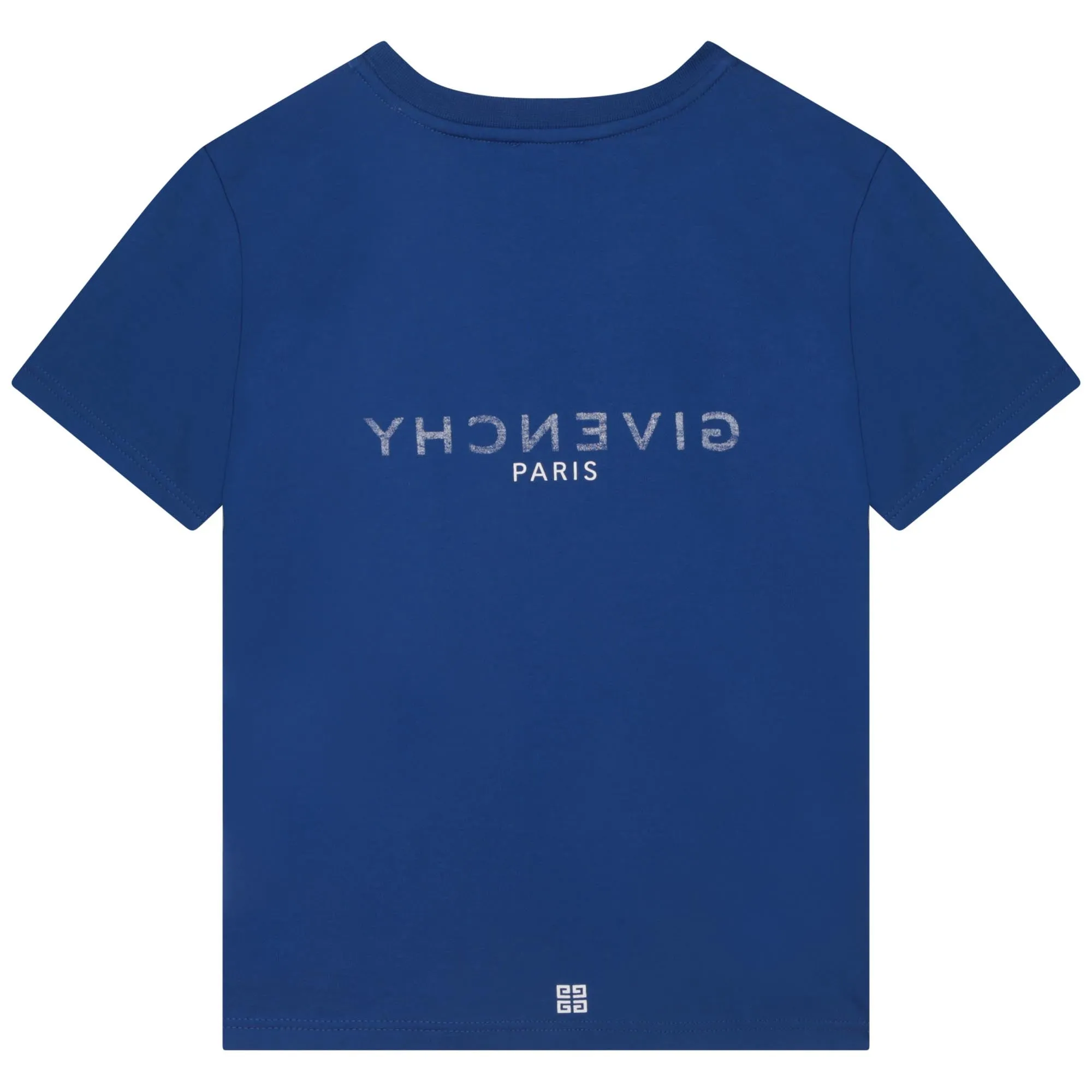 Blue Cotton Logo T-Shirt