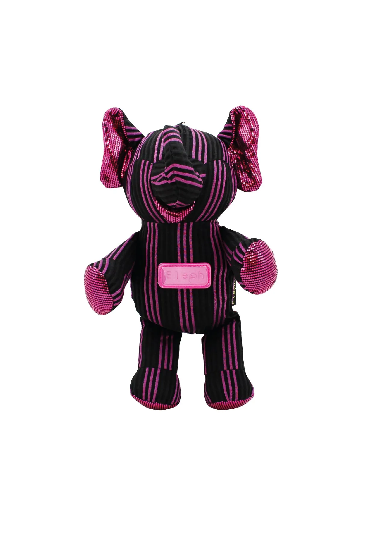 ELEPH FOLDABLE PLEAT 3 STRIPE - L : Black / Pink