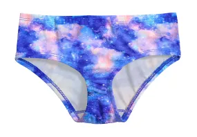 Girls UPF 50  Printed Swim Briefs  | Galaxy Swim