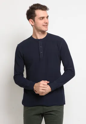 Long Sleeve Henley T-Shirt