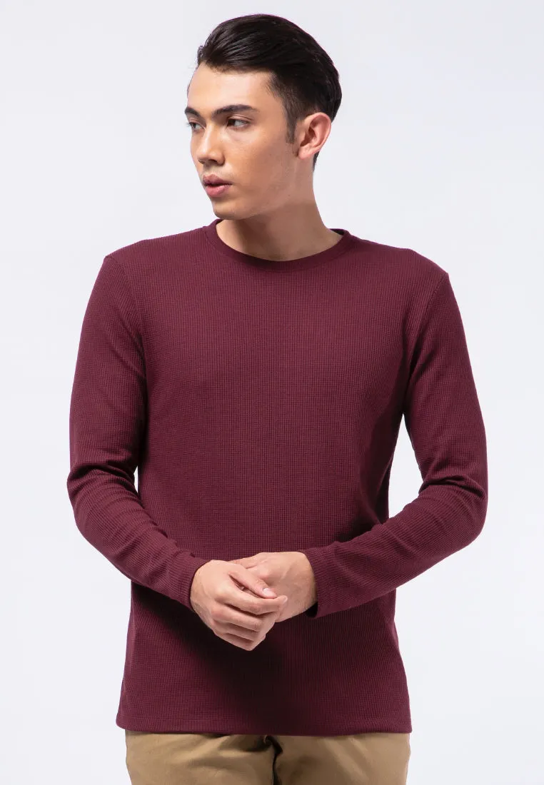 Long Sleeve Waffle T-shirt