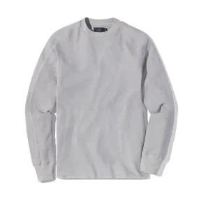 New Spencer Waffle Crew - Glacier Gray