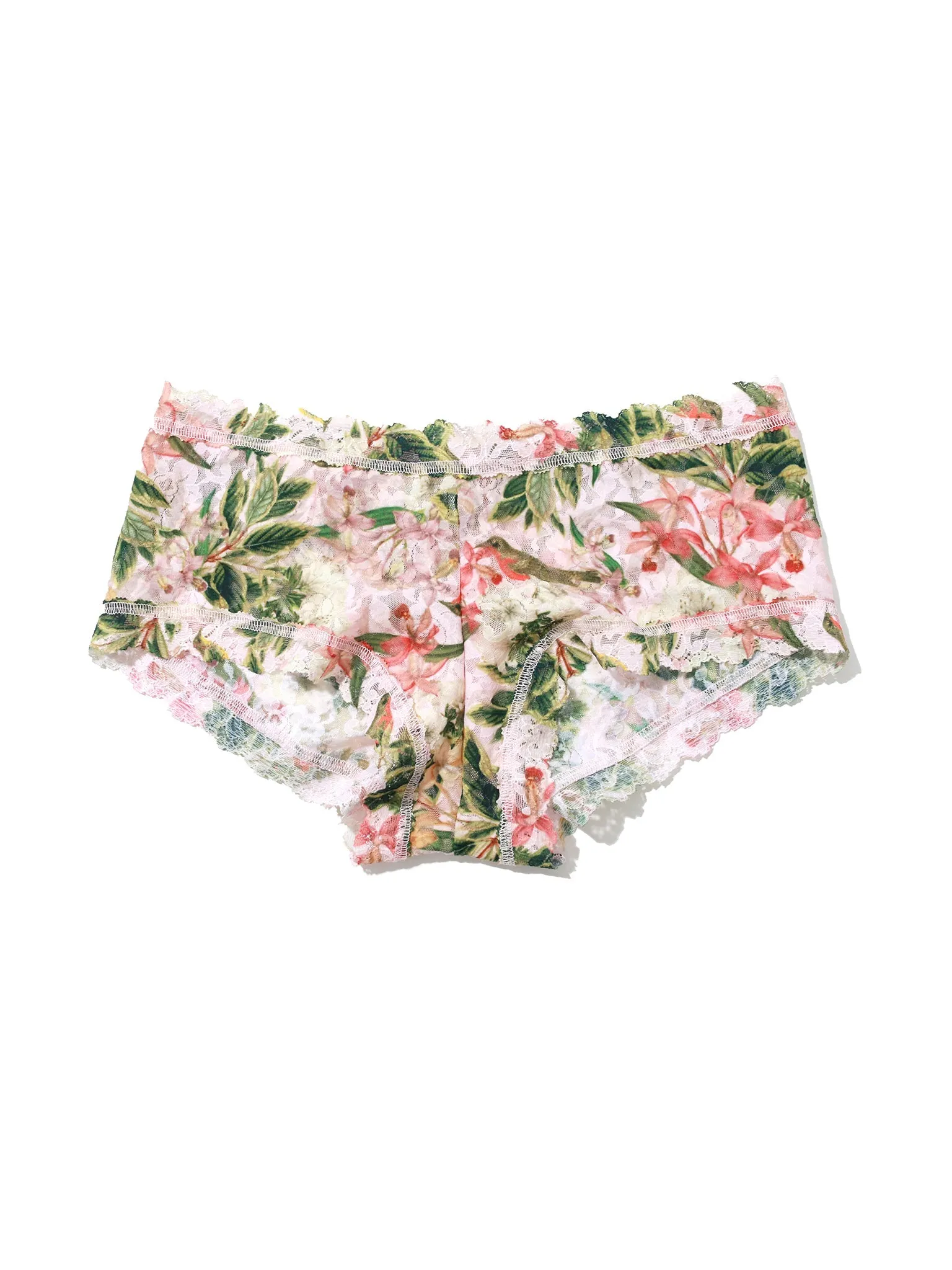 Printed Signature Lace Boyshort French Garden