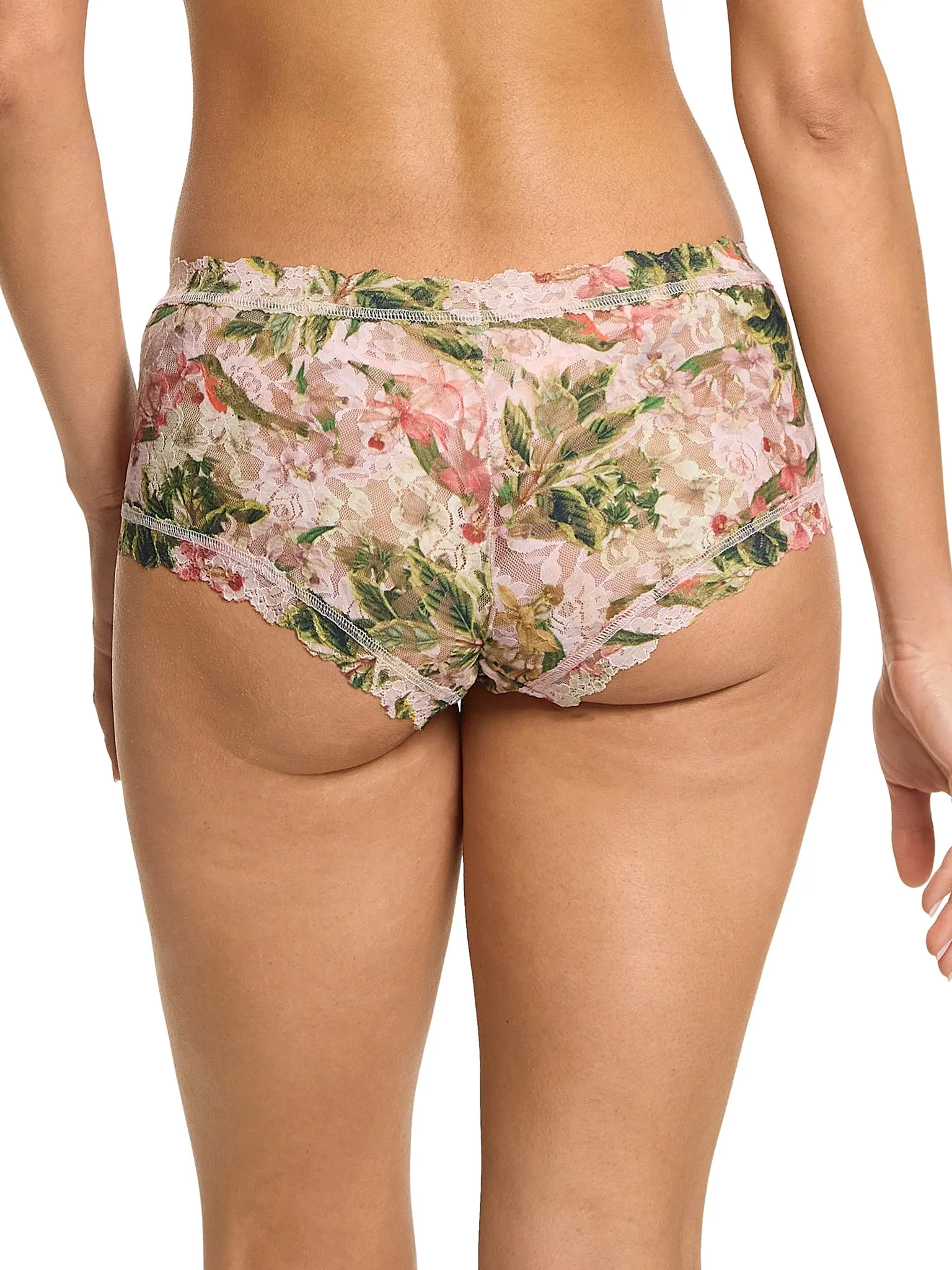 Printed Signature Lace Boyshort French Garden