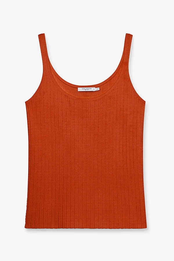 Rochelle Tank - Geo Micro Knit :: Canyon