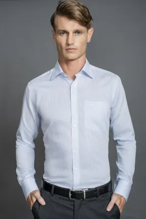 Slim Fit Long sleeves-Formal Shirts-Blue Bell